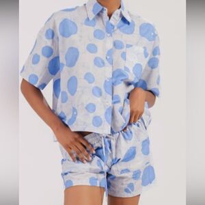 BUSAYO SET 100% cotton Top-Shorts Size XL